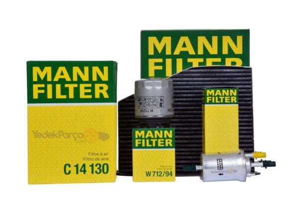 Volkswagen Jetta MK6 1.2 - 1.4 TSI CBZ CAX CAV Motor Komple Filtre Seti Mann