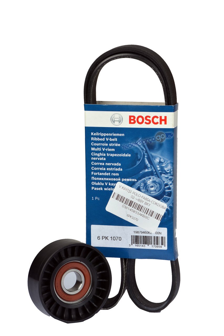 Volkswagen Jetta MK6 1.6 TDI CAY Motor  V Kayış Seti (6PK 1070 - 06A903315A)