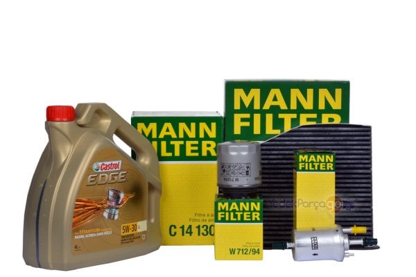 Volkswagen Jetta MK6 1.2 - 1.4 TSI CBZ CAX CAV Motor Komple Filtre Bakım Seti Seti CASTROL 5W 30 EDGE 4LT