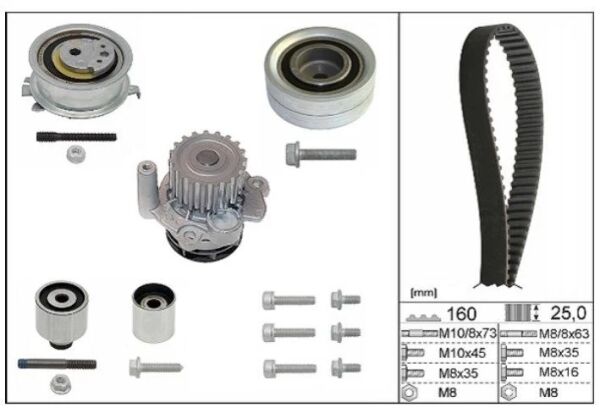 Volkswagen Jetta MK6 1.6 TDI CAY Motor Triger Set ve Devirdaim 03L198119 İNA Marka 530055032